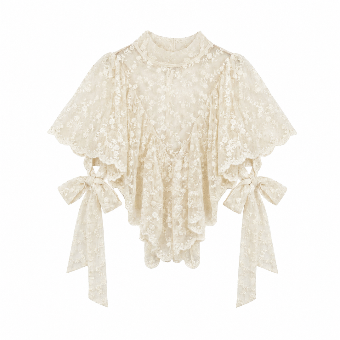 Kanten Top Creme