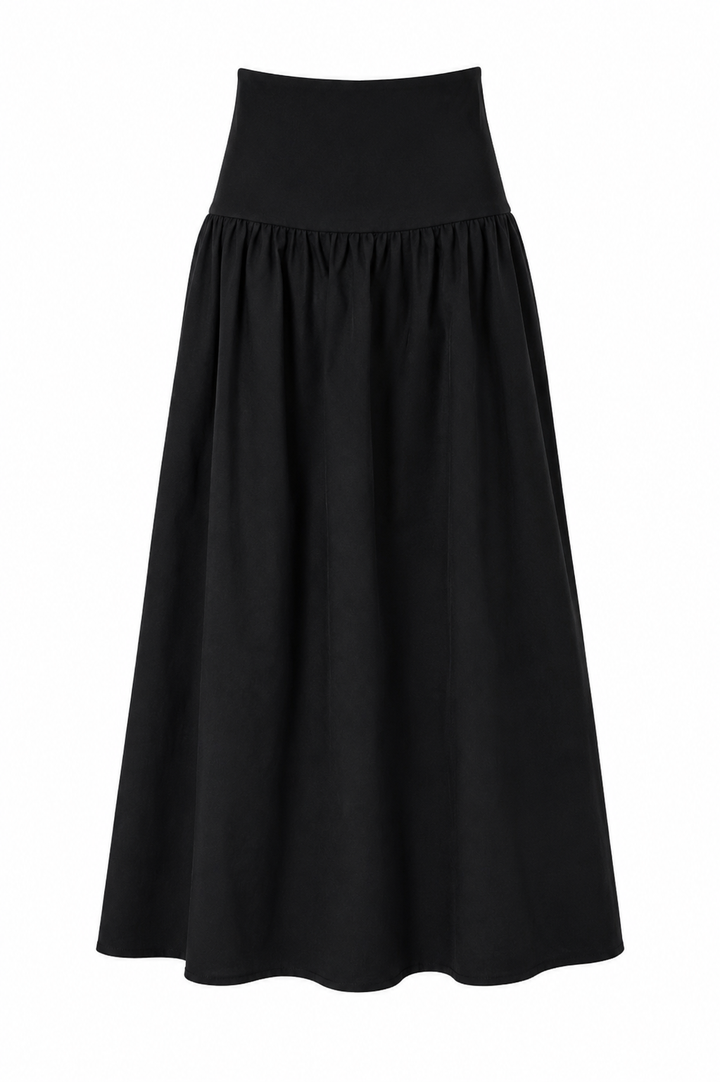 Maxi Rok Ballon Fit Zwart