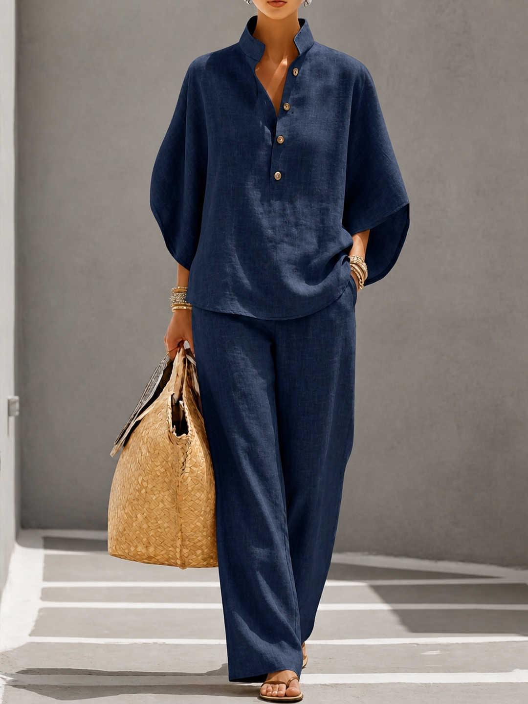 Ariel | Ensemble 100% Coton · Fluidité &amp; Élégance d&