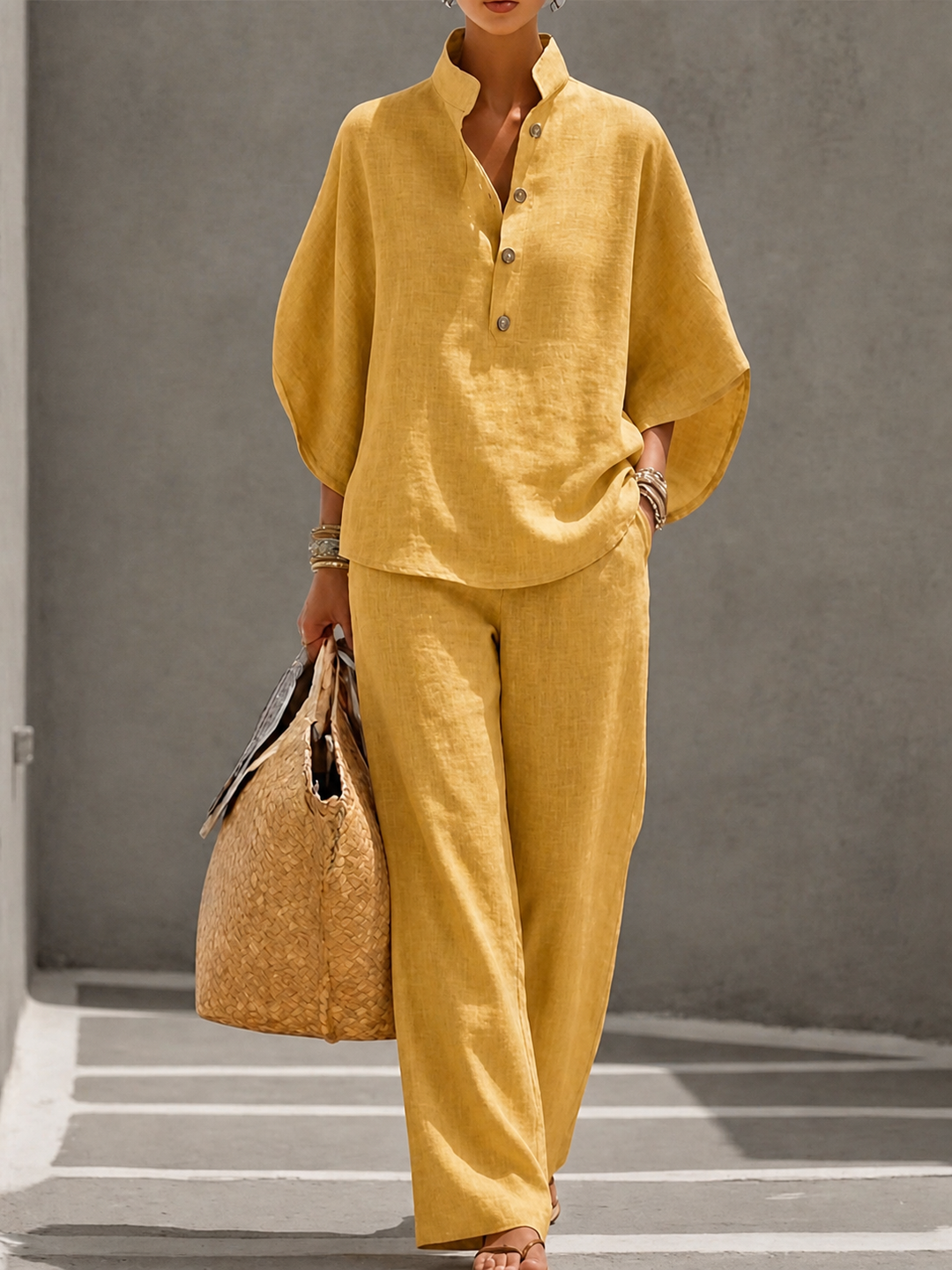 Ariel | Ensemble 100% Coton · Fluidité &amp; Élégance d&