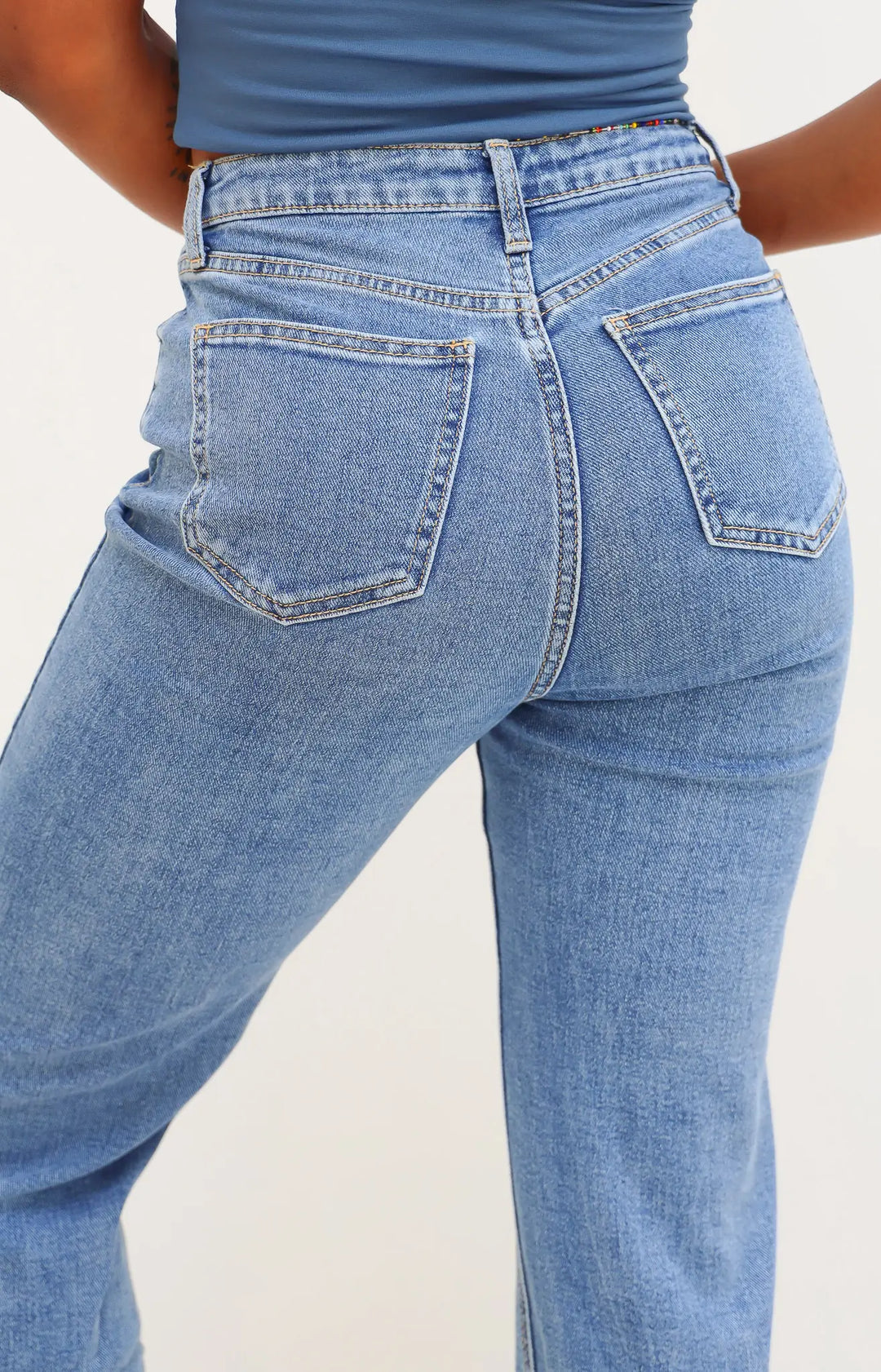 Extra Tall Straight Stretch Jeans Blauw 2606